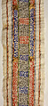 Scroll, Ink, gold, and opaque watercolor on animal skin, within a leather case